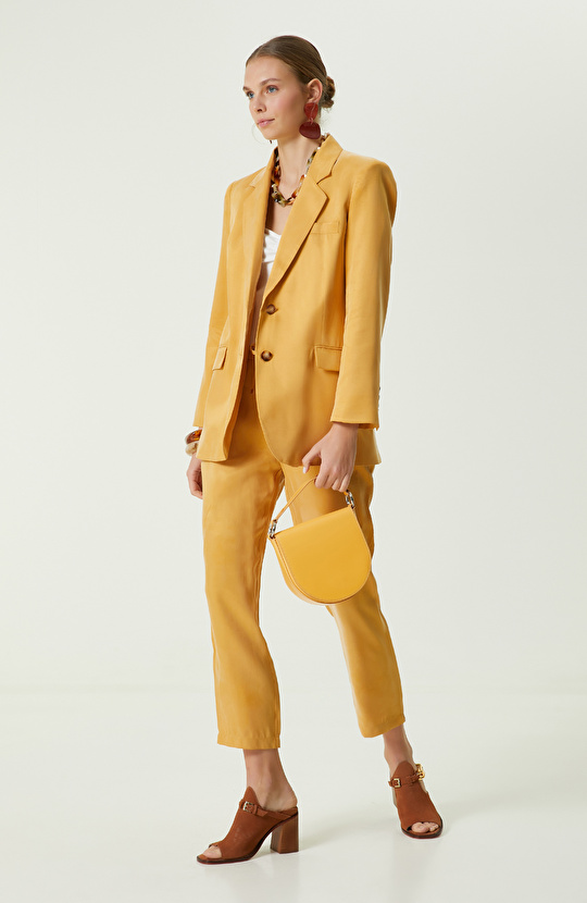 Safran Cupro Blazer Ceket