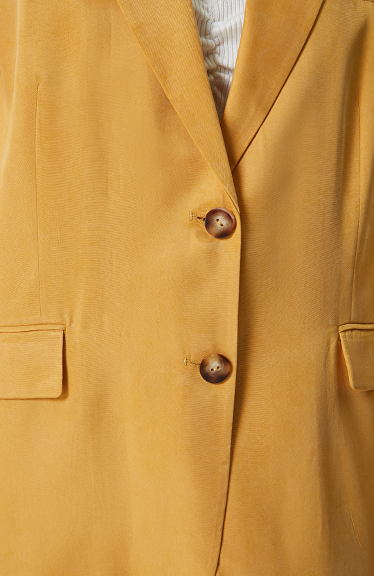 Safran Cupro Blazer Ceket