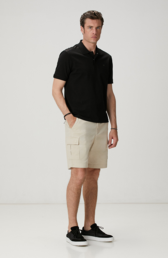 Siyah Polo Yaka T-shirt