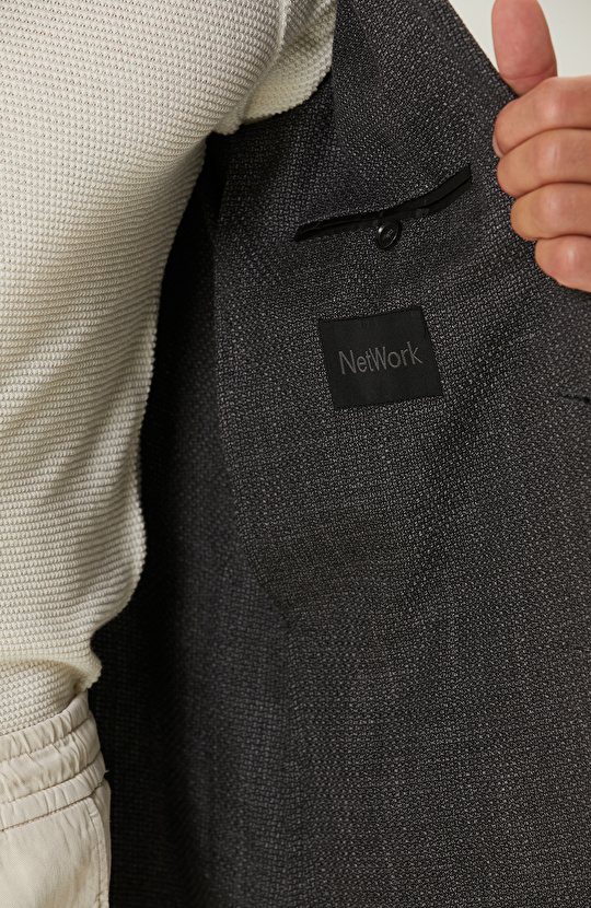 Antrasit Armürlü Ceket