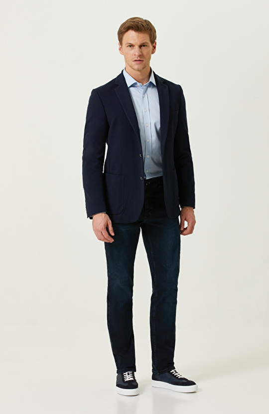 Açık Mavi Uzun Kollu Gömlek