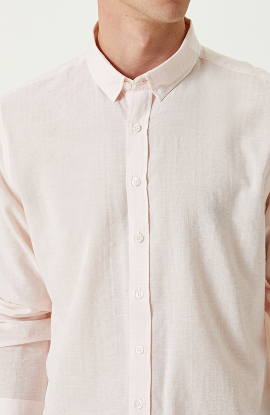 Somon Klasik Yaka Pamuklu Gömlek