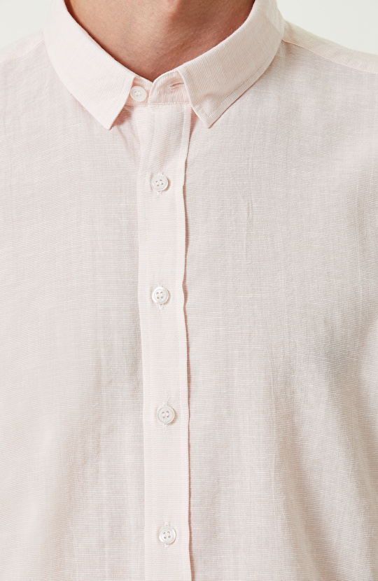 Somon Klasik Yaka Pamuklu Gömlek