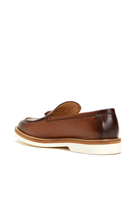Kahverengi Erkek Deri Loafer