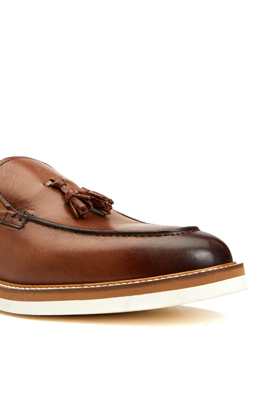 Kahverengi Erkek Deri Loafer