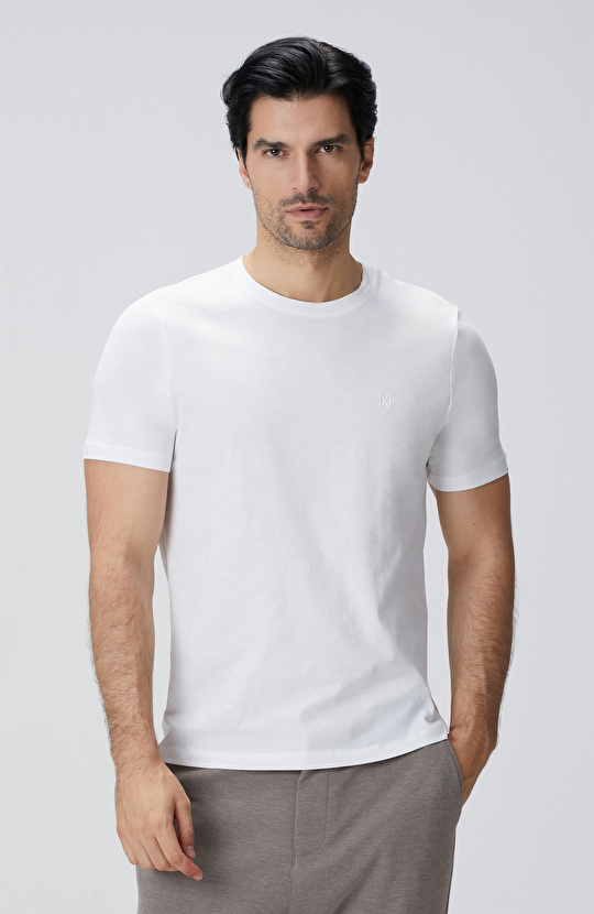 Beyaz Basic T-shirt