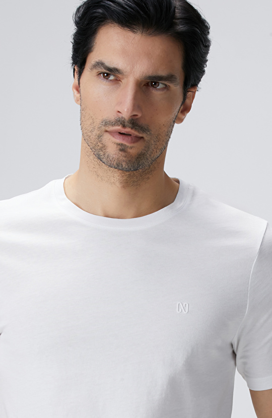 Beyaz Basic T-shirt