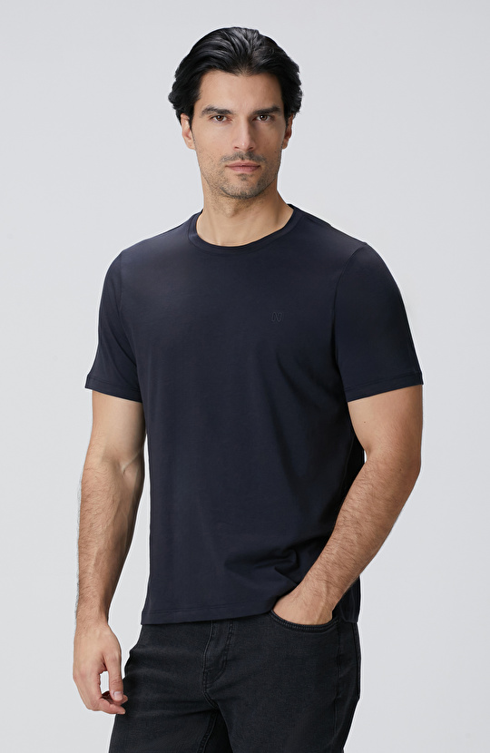 Lacivert Basic T-shirt Lacivert Basic T-shirt