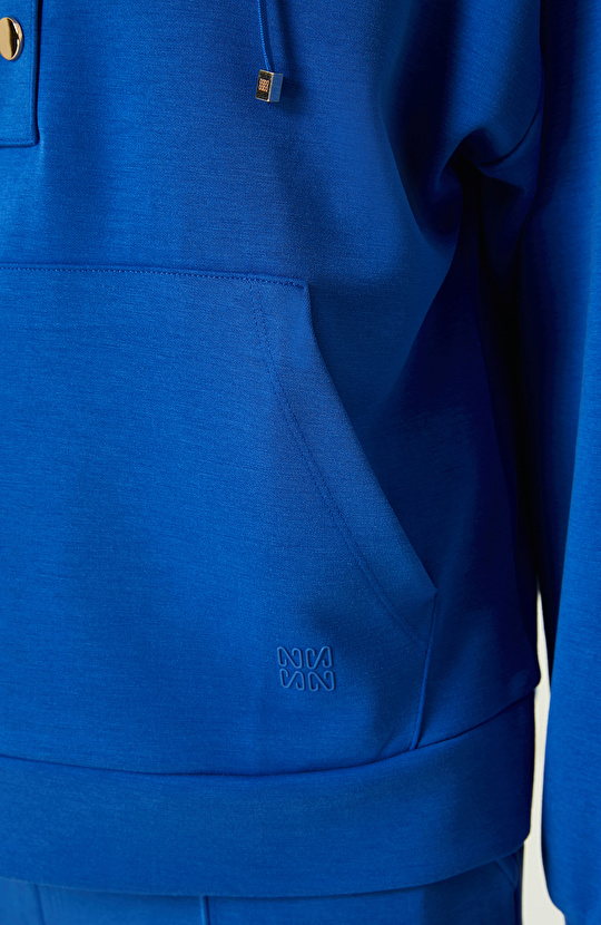 Saks Kapüşonlu Sweatshirt 