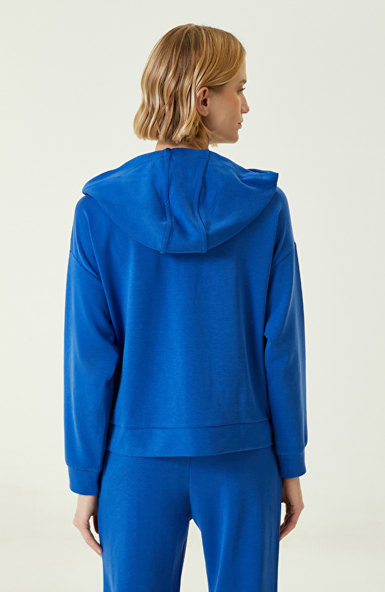 Saks Kapüşonlu Sweatshirt 