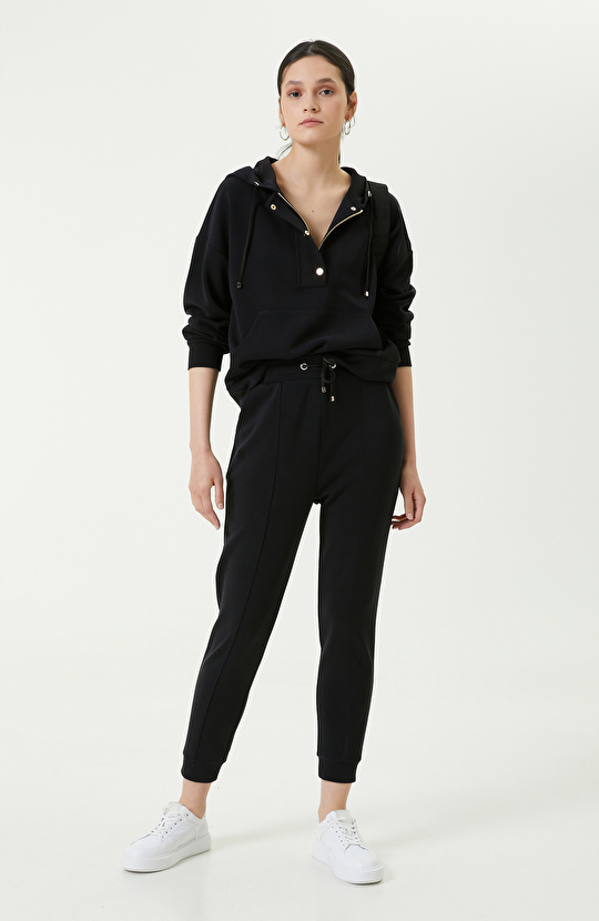 Lastik Paça Siyah Eşofman