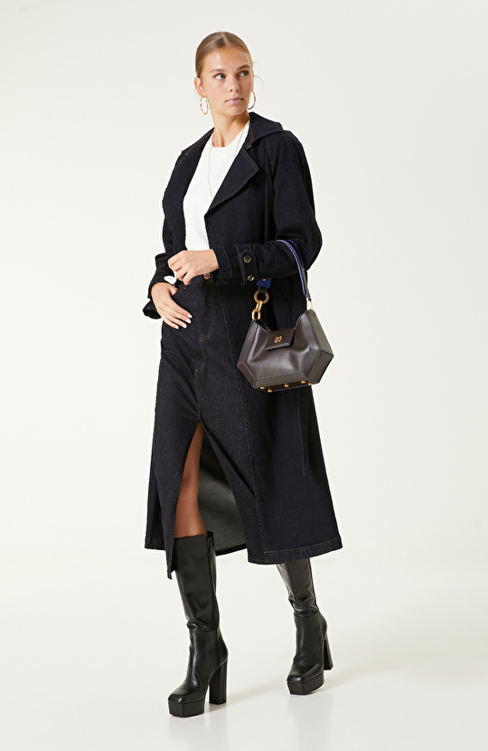 Ekru Bisiklet Yaka Uzun Kollu Triko