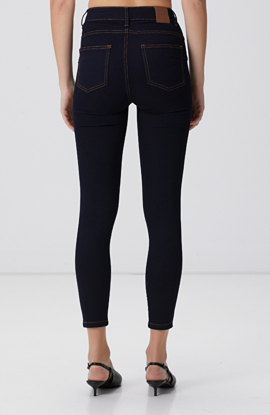 Lacivert Denim Pantolon