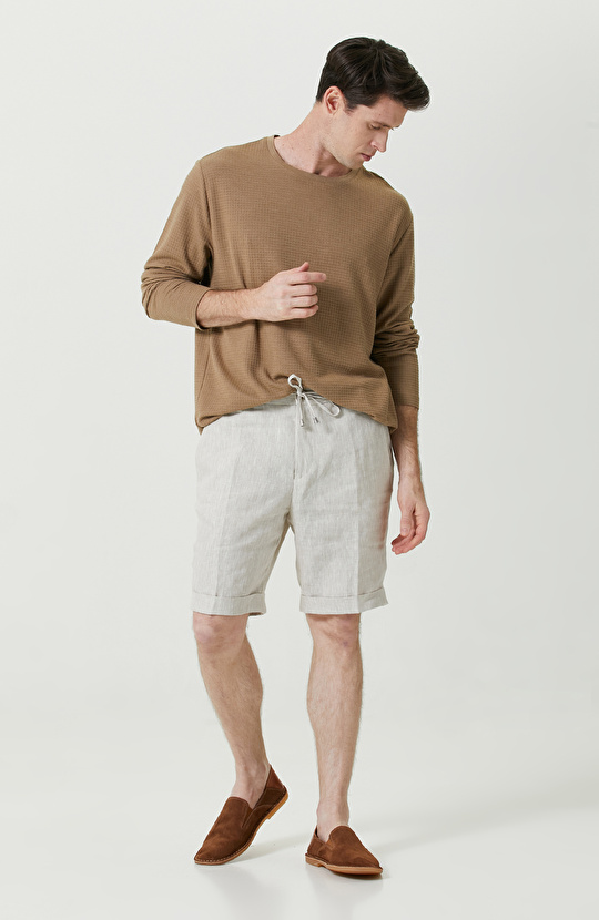 Bisiklet Yaka Vizon Sweatshirt