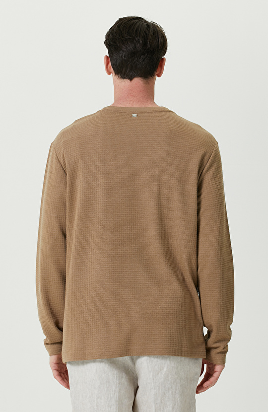 Bisiklet Yaka Vizon Sweatshirt