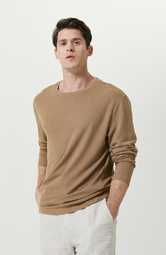 Bisiklet Yaka Vizon Sweatshirt