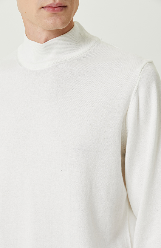 Ekru Basic Triko Kazak