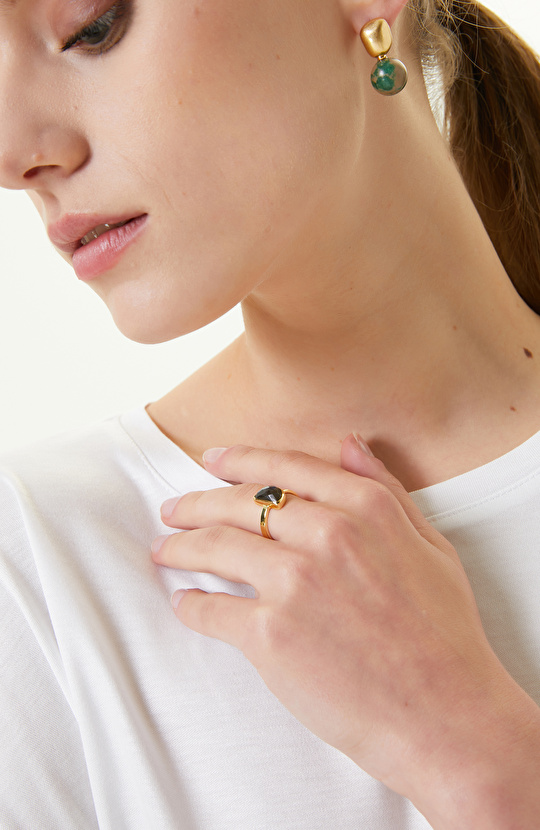 Gold Altın Rengi Kadın Yüzük