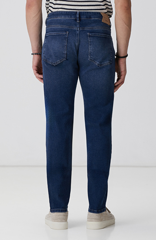 Lacivert Denim Pantolon