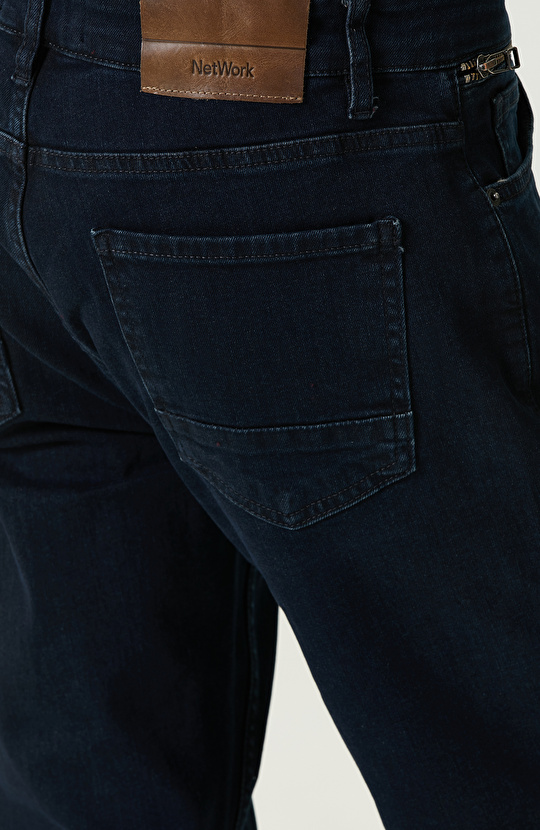 Lacivert 5 Cepli Denim Pantolon