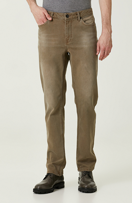 Normal Bel Vizon Denim Pantolon
