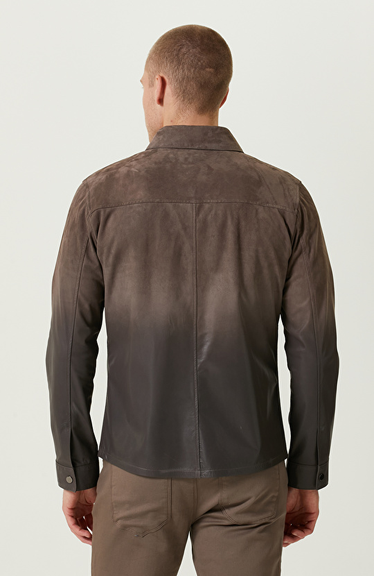 Vizon Süet Deri Mont