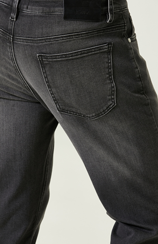 5 Cepli Denim Siyah Pantolon