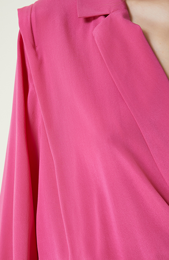 Limited Pembe İpek Bluz