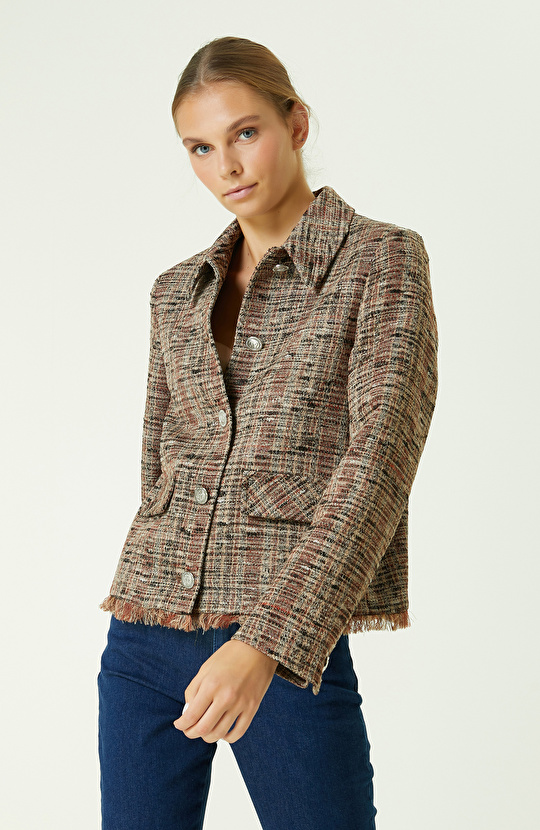 Kahverengi Tüvit Ceket