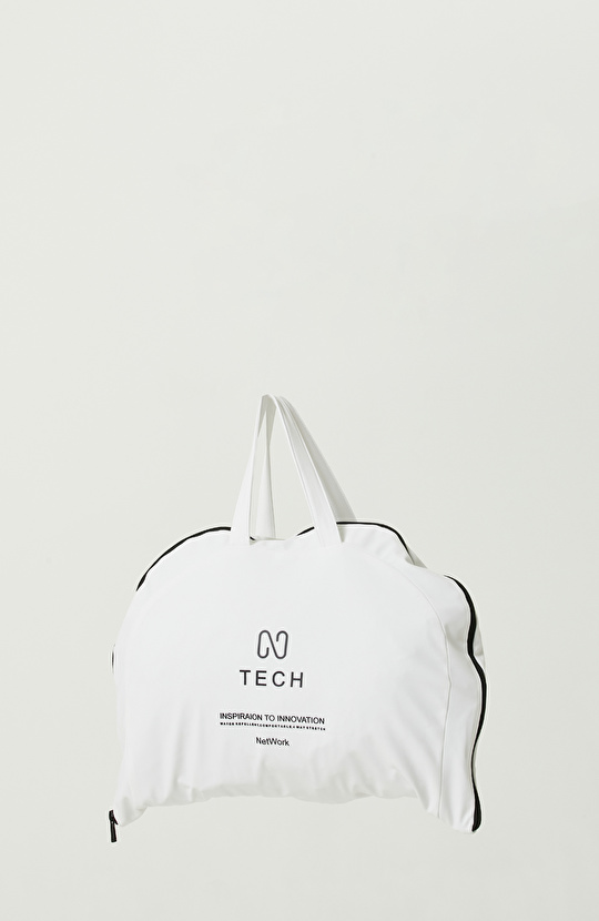 N-Tech Ekru Kapüşon Yaka Kaban