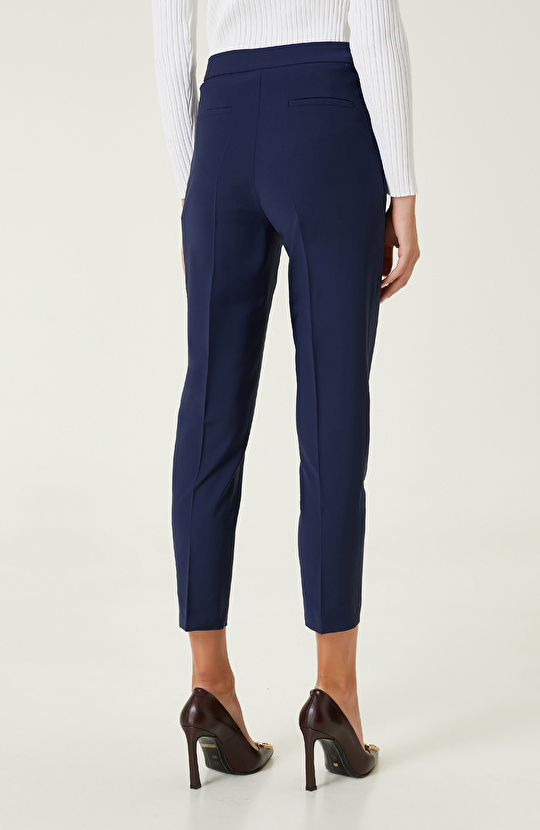 Lacivert Düz Kesim Pantolon