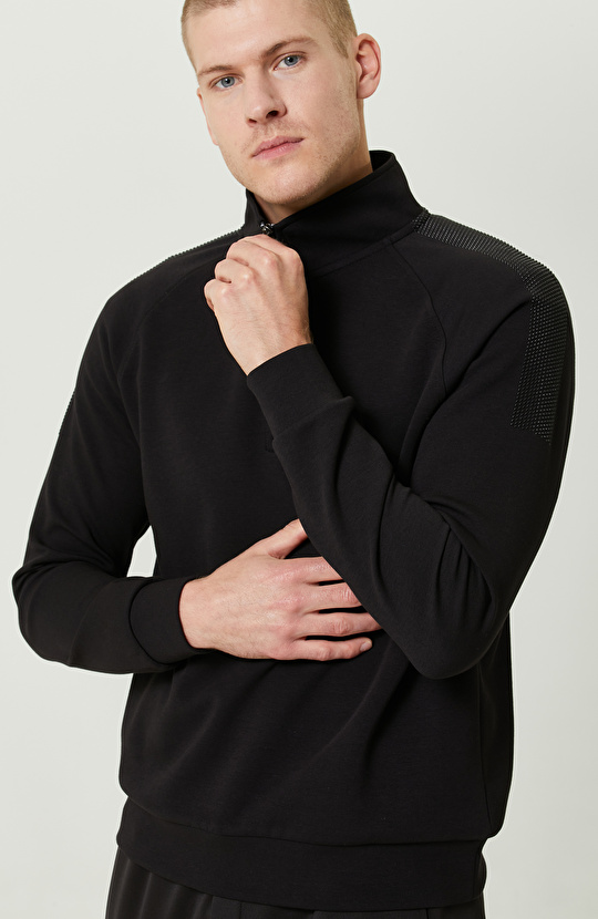 N-Tech Siyah Sweatshirt