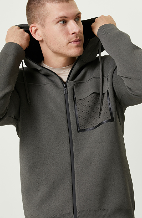 N-Tech Vizon Kapüşon Yaka Triko Mont