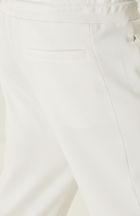 N-Tech Bağcıklı Ekru Eşofman Altı