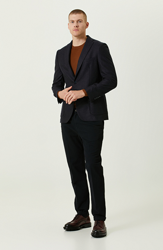 Karamel Bisiklet Yaka Triko Kazak