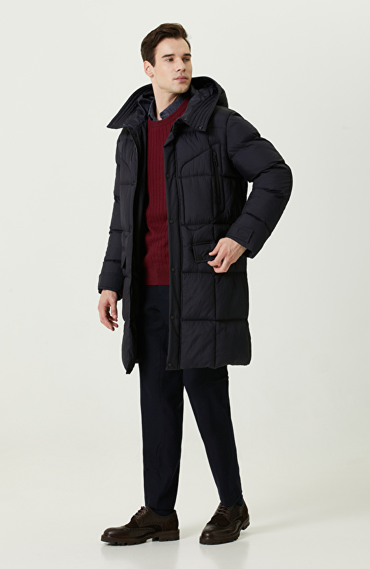 Saç Örgü Detaylı Bordo Triko Kazak