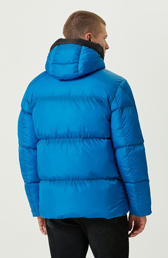 N-Tech Baskı Detaylı Saks Mont