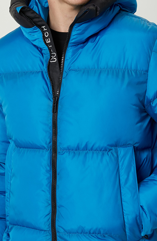 N-Tech Baskı Detaylı Saks Mont