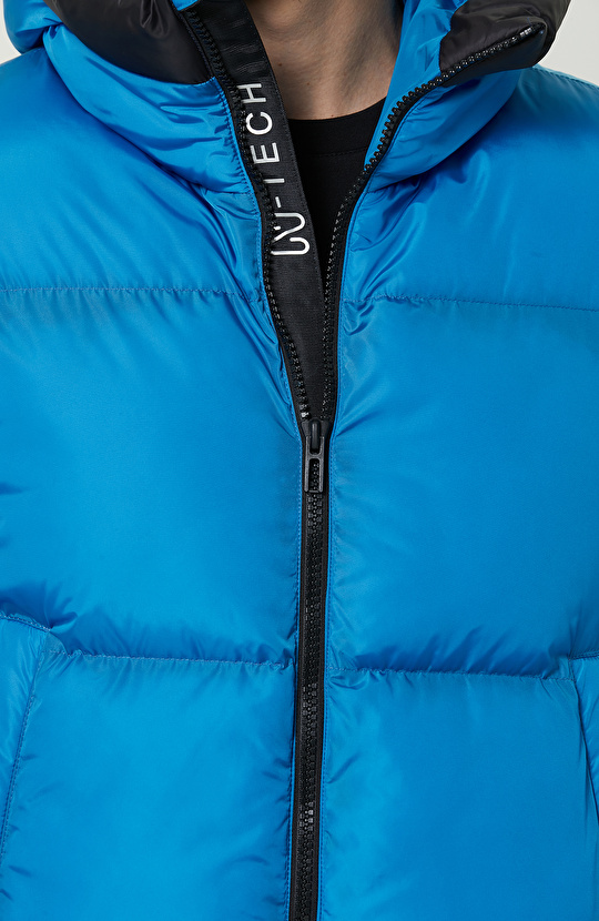 N-Tech Baskı Detaylı Saks Mont