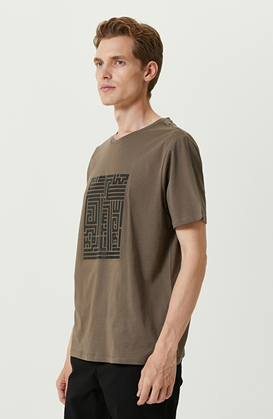 Vizon Pamuklu Baskılı Tshirt