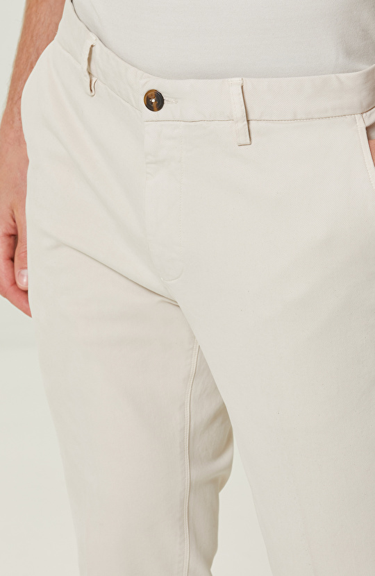 Diyagonal Taş Rengi Pantolon