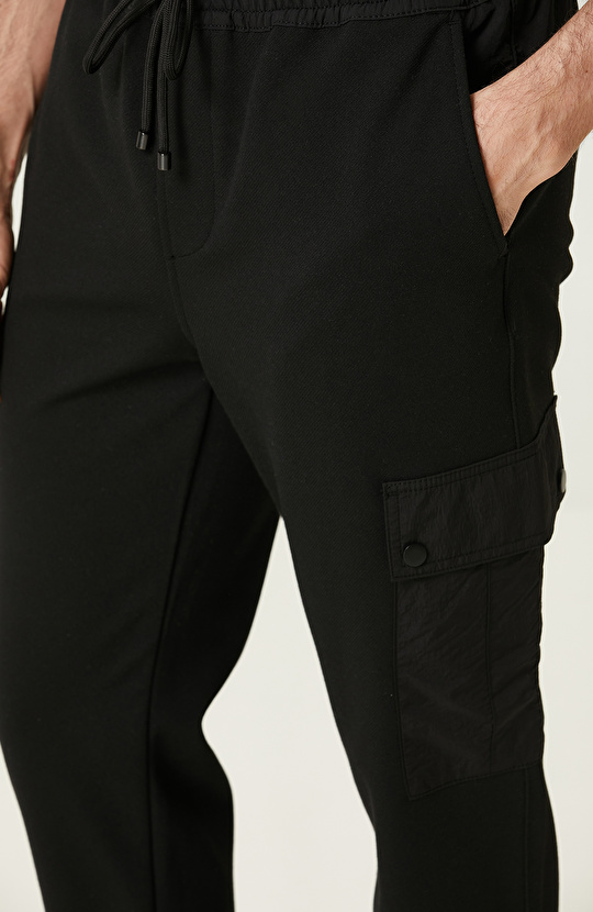 Siyah Kargo Pantolon