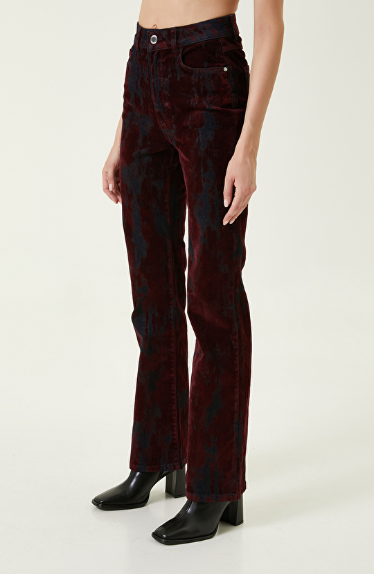 Koyu Indigo Mavi Denim Pantolon