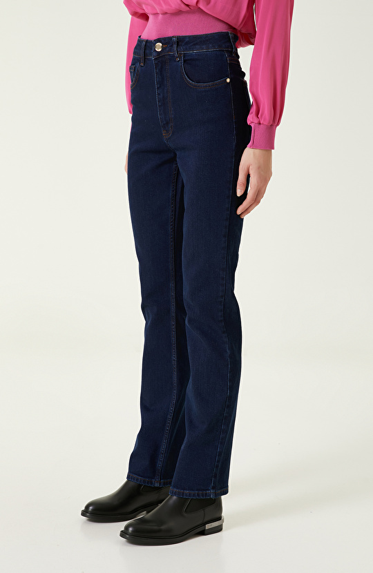 Açık İndigo Mavi Denim Pantolon