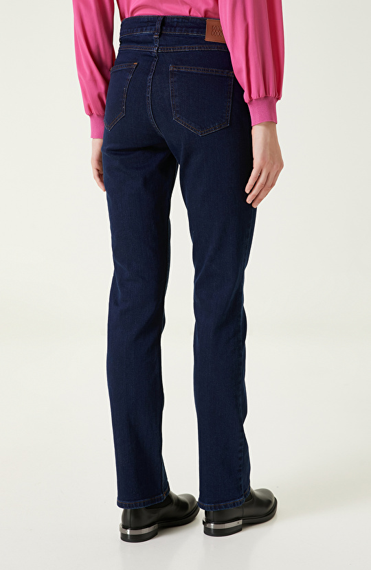 Açık İndigo Mavi Denim Pantolon