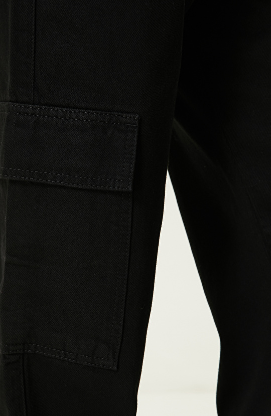 Pamuklu Kargo Cep Detaylı Pantolon