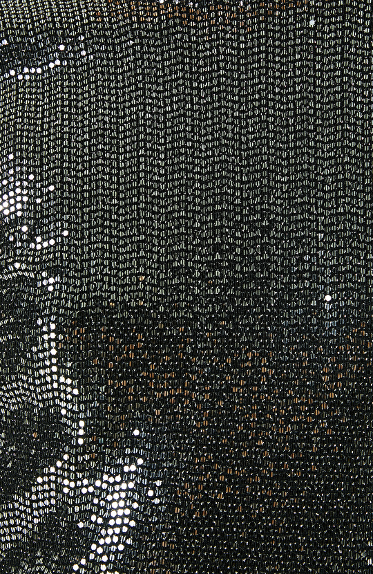 Siyah Payetli Bodysuit