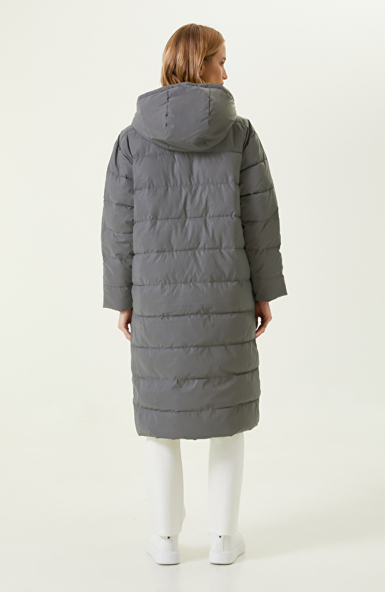 N-Tech Çift Renkli Puffer Kaban
