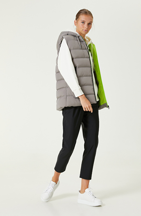N-Tech Gri Puffer Yelek