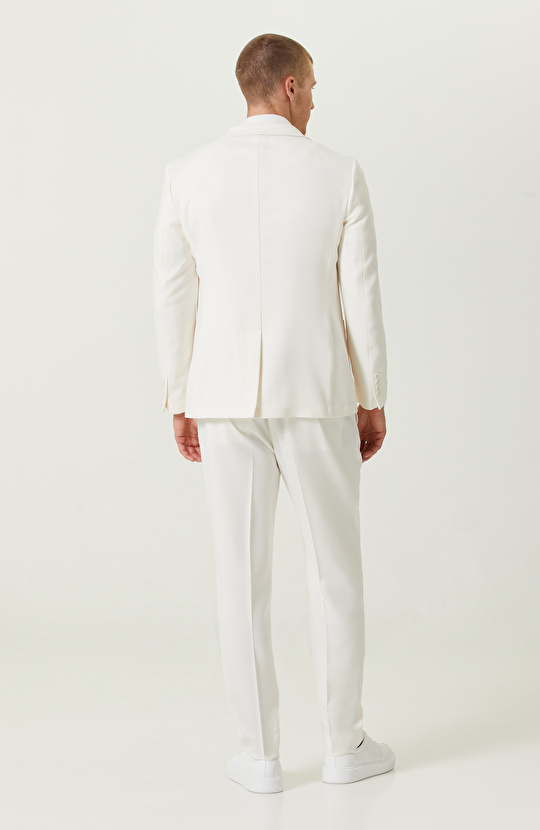 Ekru Örme Takım Elbise